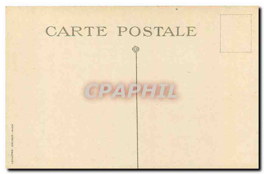 CPA Cannes La Promenade de la Croisette  — Rückseite