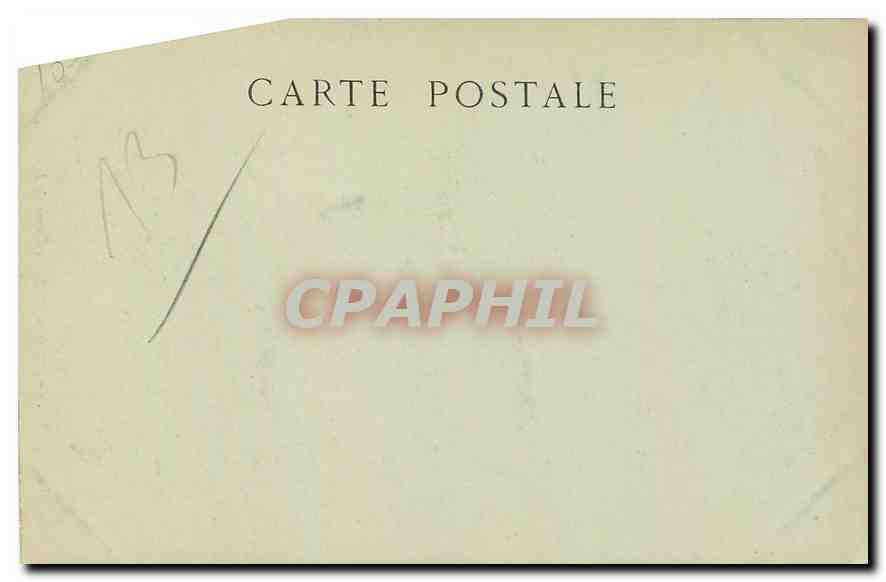 CPA Marseille Ascenseur de Notre Dame de la Garde  — Rückseite