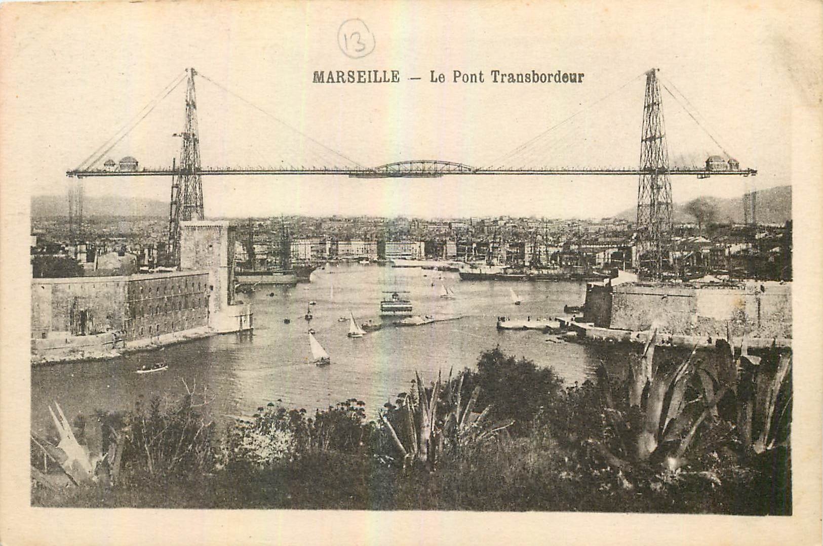 CPA Marseille Le Pont Transbordeur 