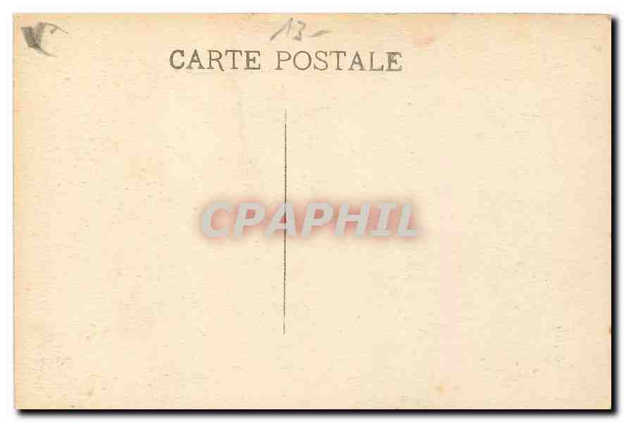 CPA Marseille Le Pont Transbordeur  — Verso