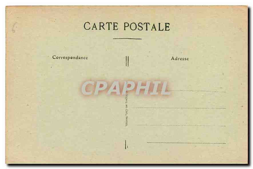 CPA Laval Le Vieux Chateau et le Palais de Justice  — Rückseite