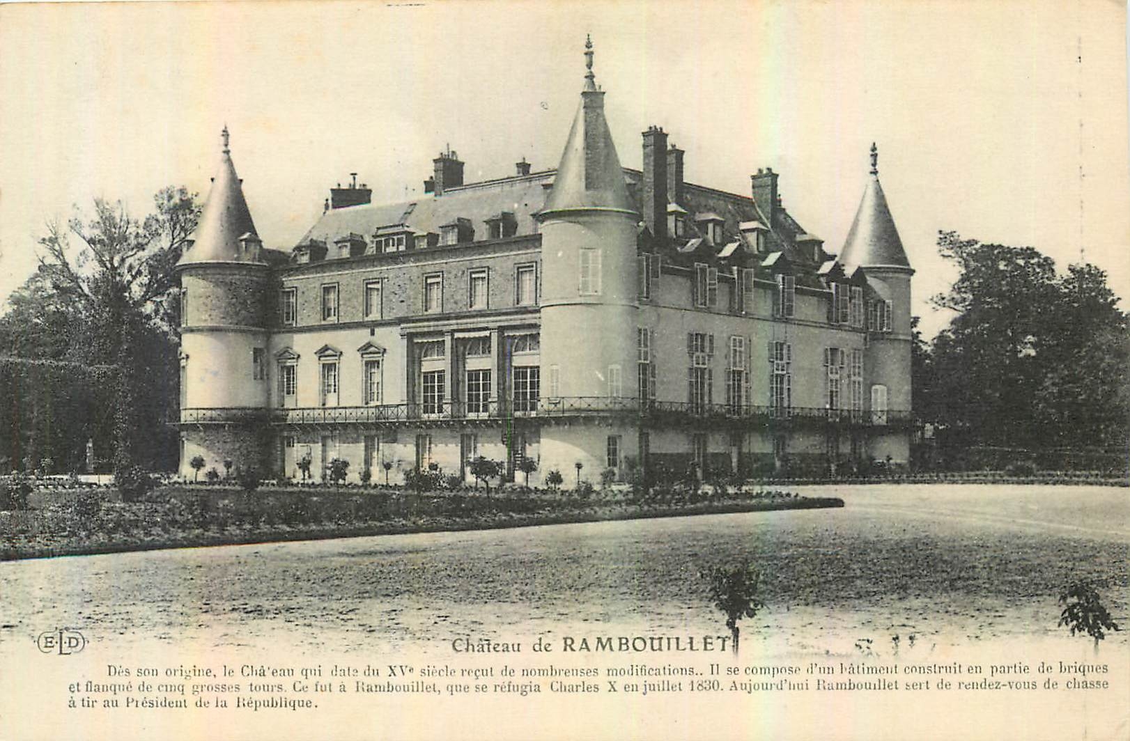 CPA Chateau de Rambouillet 