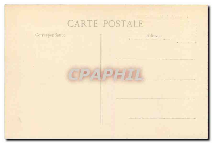 CPA Chateau de Malmaison  — Verso