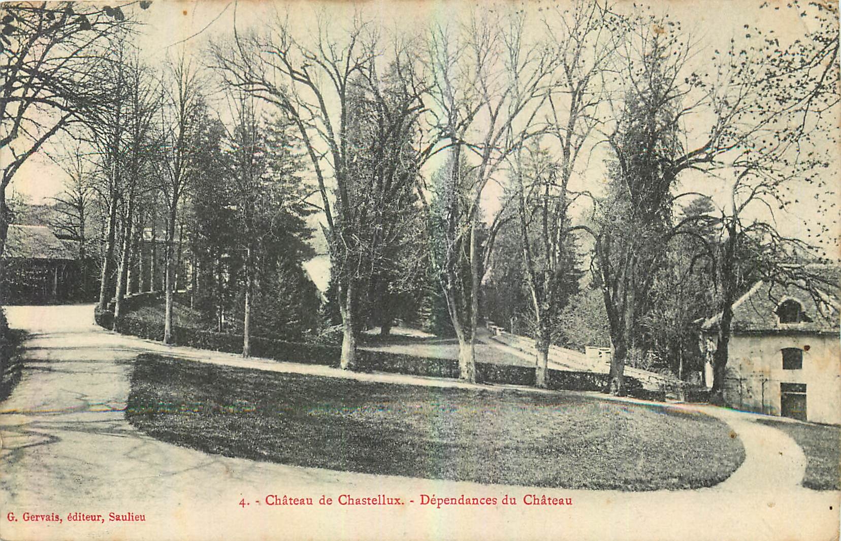 CPA Chateau de Chastellux Dependances du Chateau 