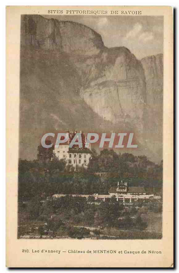 Lac d'Annecy — Château de Menthon et Casque de Néron — Sites pittoresques de Savoie
