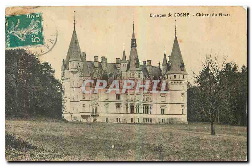 CPA Environs de Cosne Chateau du Nozet 