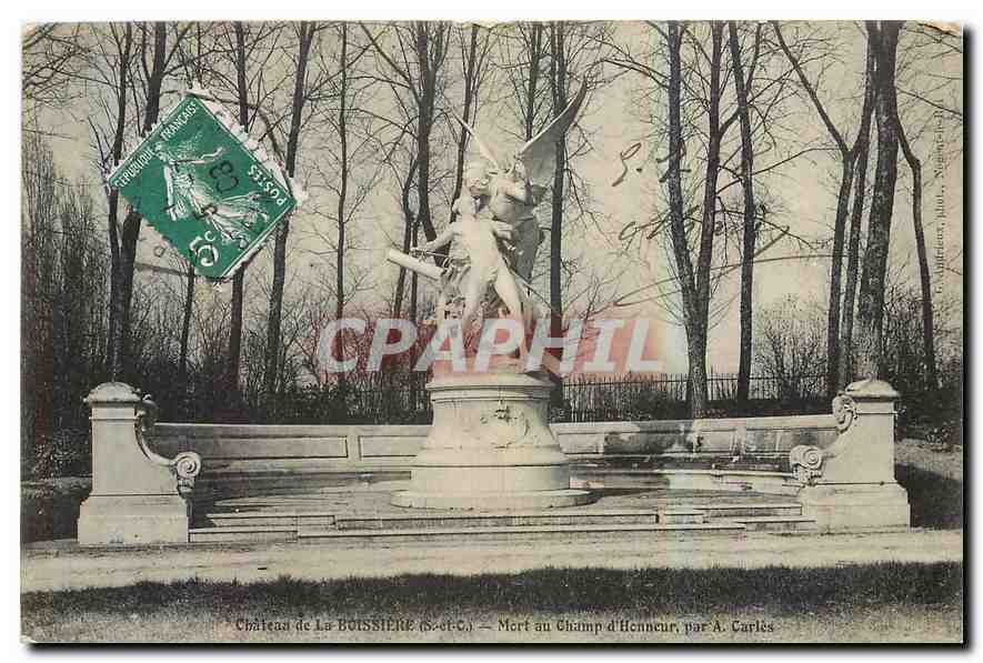 CPA Chateau de la Boissiere S et O Mort au Champ d'Honneur 