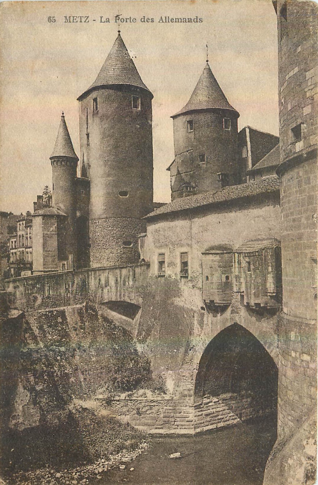 CPA Metz La Porte des Allemands 