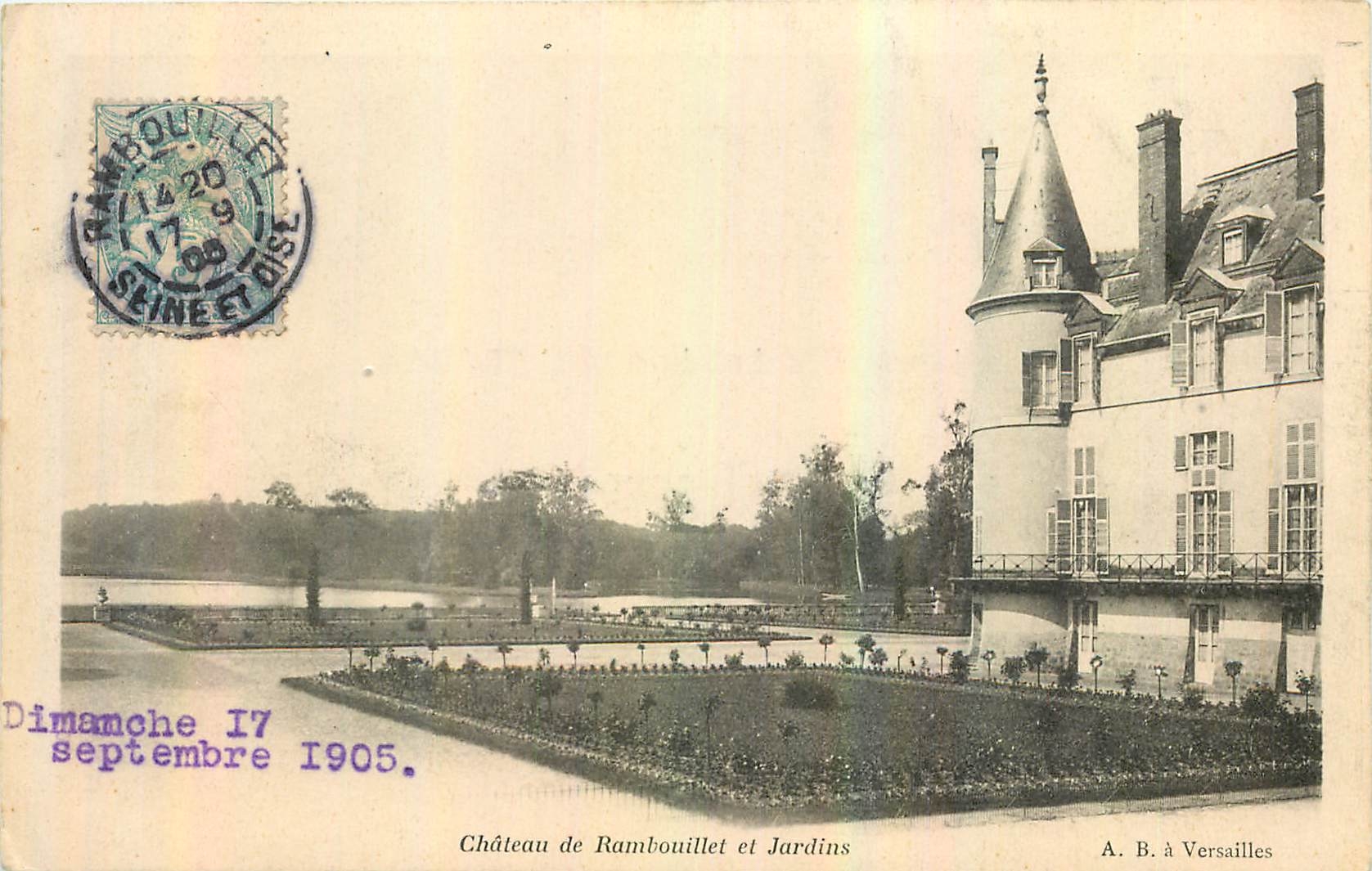 CPA Chateau de Rambouillet et Jardins 