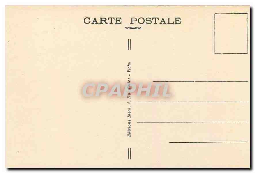 CPA Auvergne Chateau de Tournoel Porte d'entree  — Rückseite