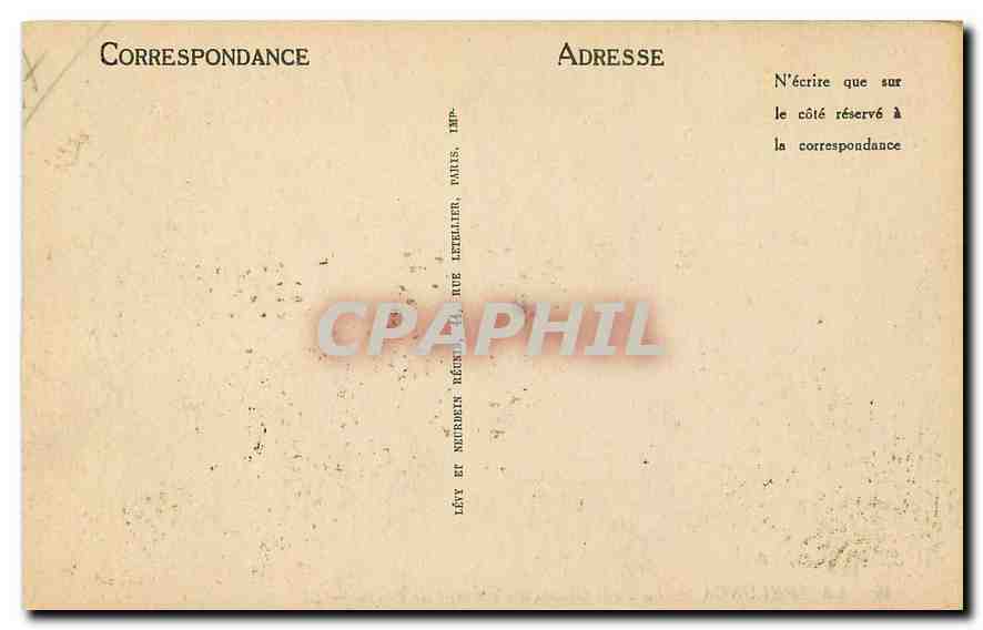 CPA La Spelunca Le Pont Genois du Torrent de Porto  — Rückseite