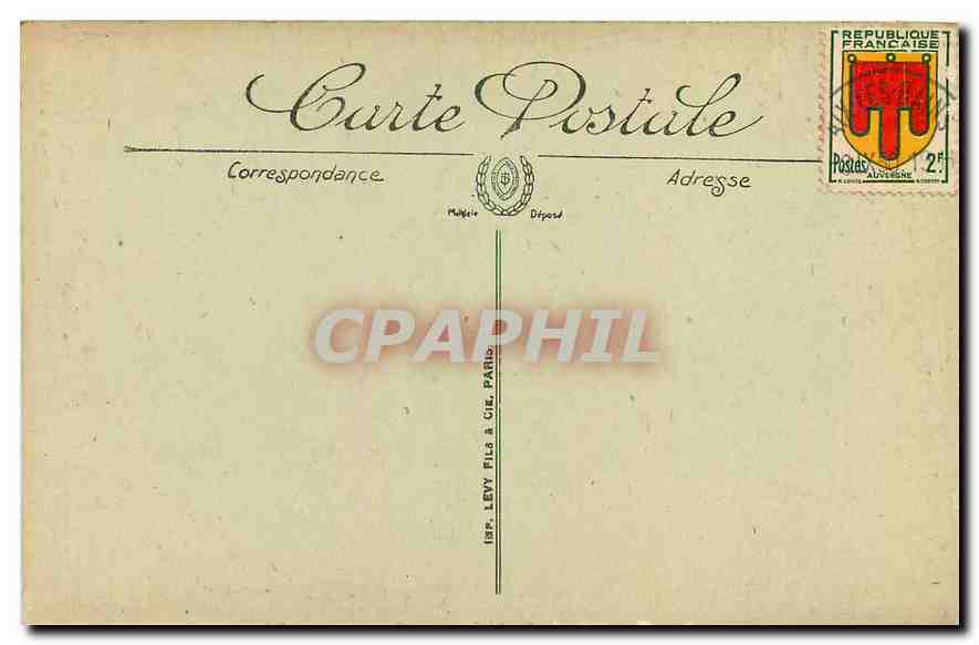 CPA Aix en Provence Hotel de Monval Rue Emeric David 24  — Rückseite
