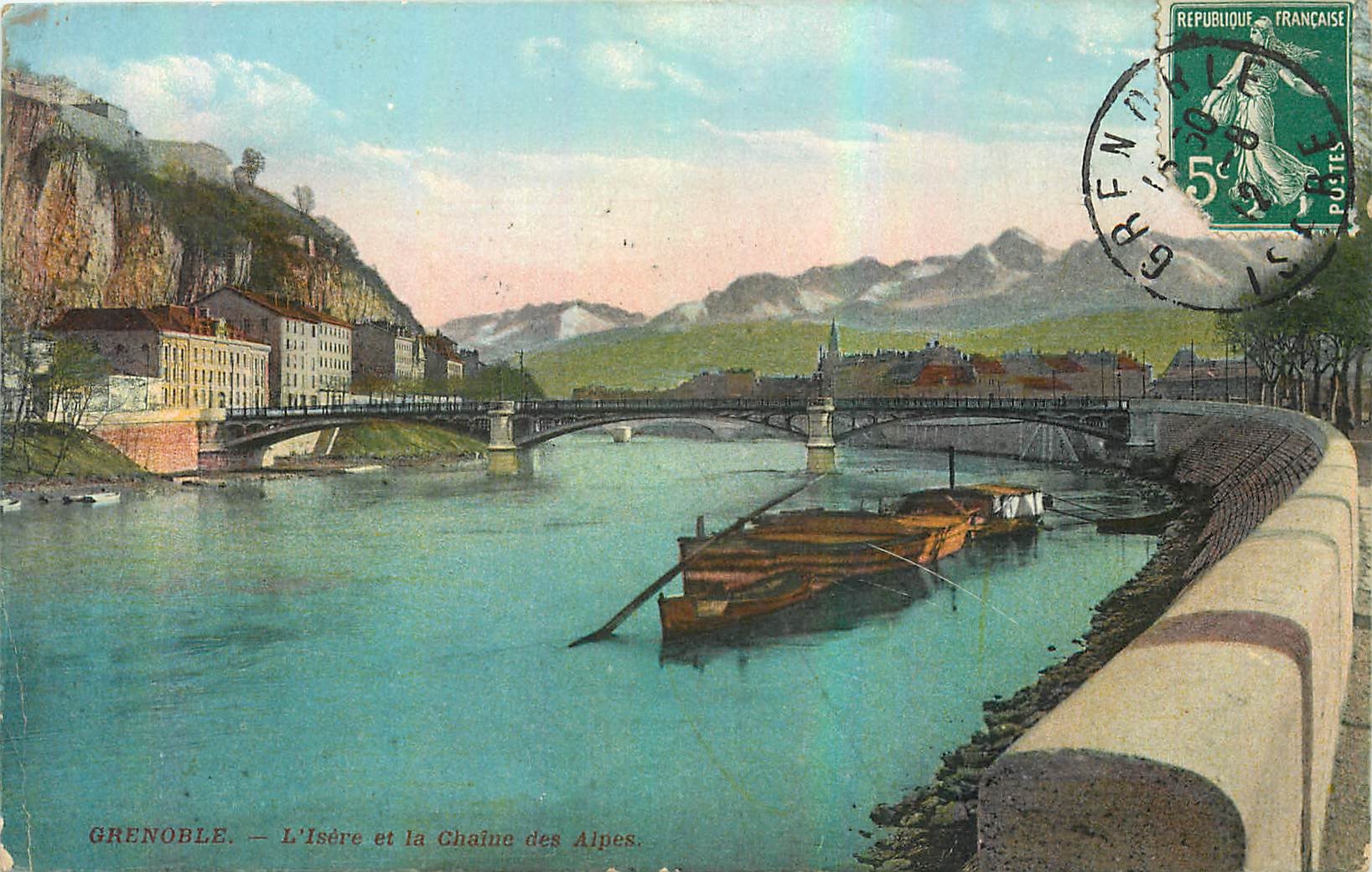 Grenoble — L'Isère et la Chaîne des Alpes — P. Gaude, pilote-cités