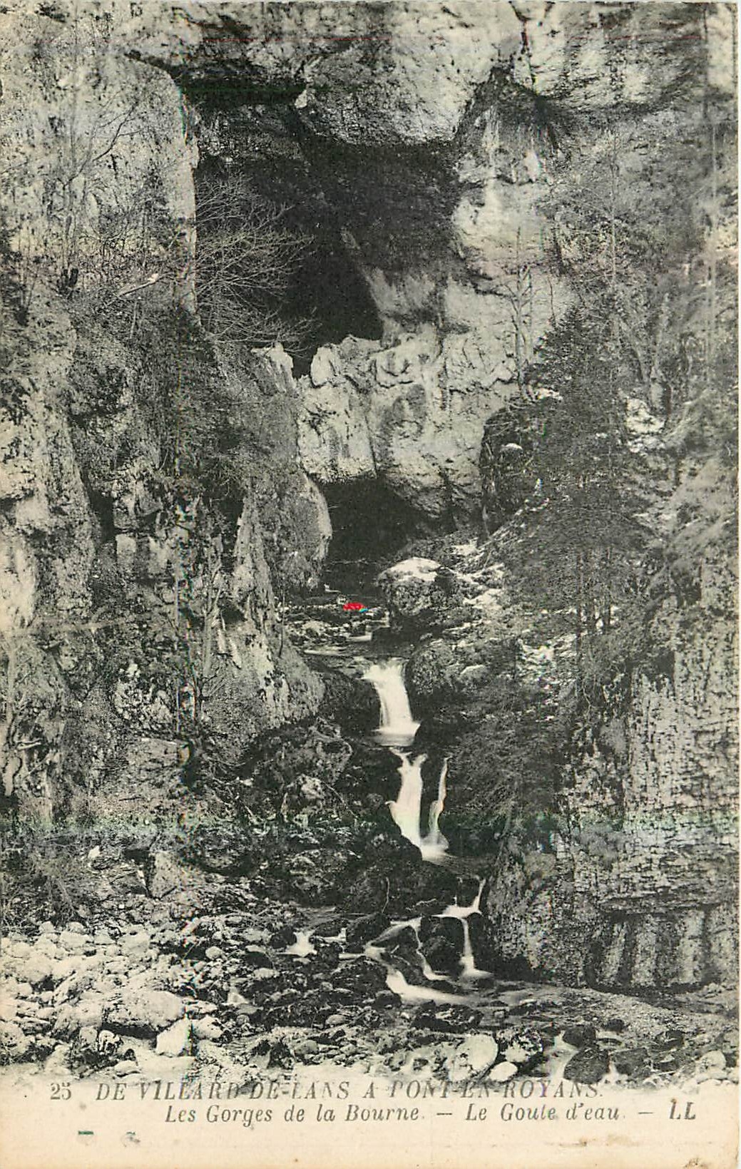 CPA De Villard de Lans a Pont en Royans Les Gorges de la Bourne Le Goule d'eau 