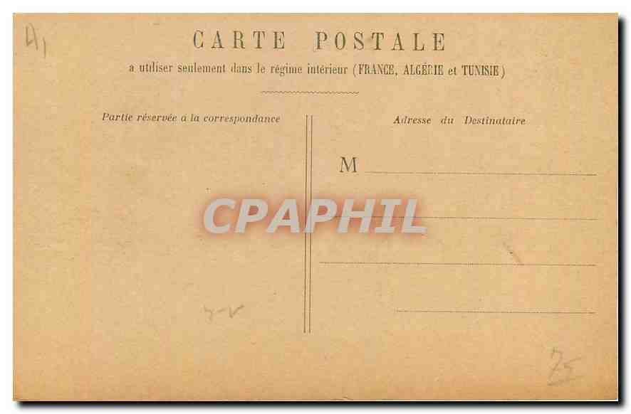 CPA Paris La Conciergerie  — Rückseite