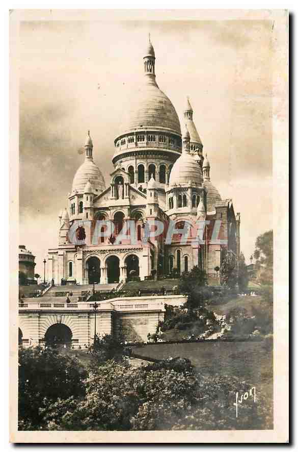 CPA Paris en flanant Basilique du Sacre Coeur de Montmartre 