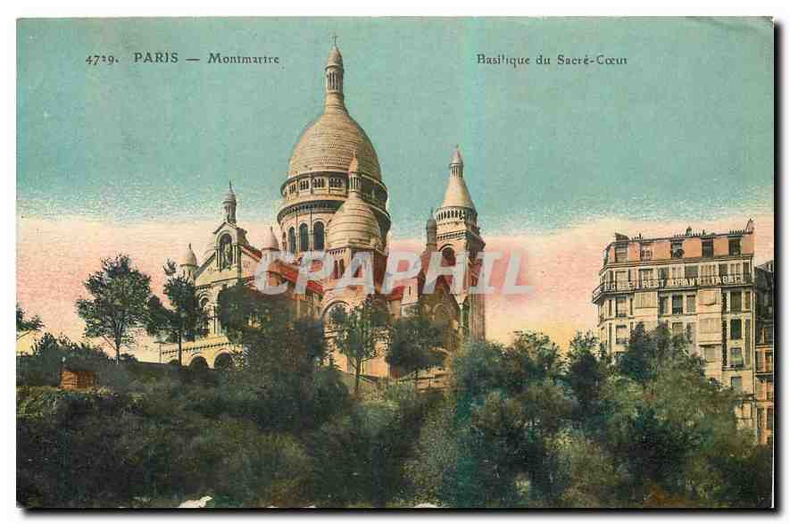 CPA Paris Montmartre Basilique du Sacre Coeur 