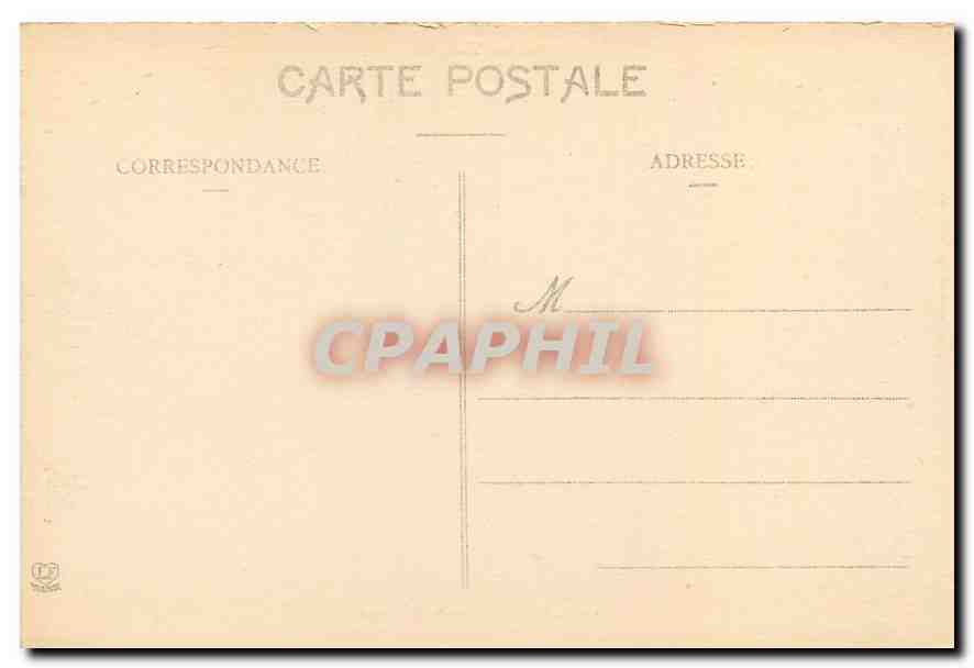 CPA Musee de Toulouse La Madeleine de Henner  — Rückseite