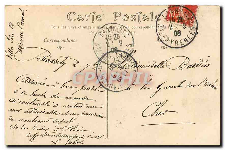 CPA Langeais Indre et Loire Porte d'Entree du Chateau  — Verso