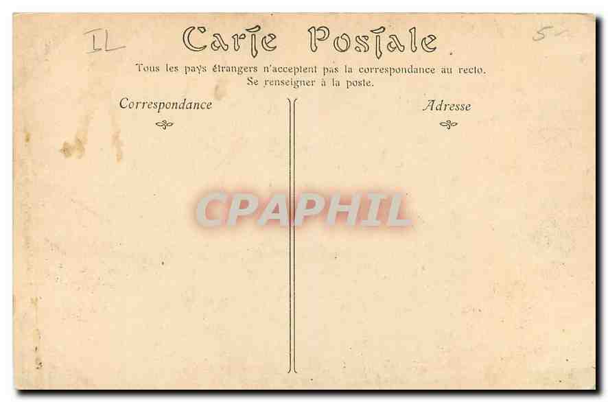 CPA Loches Le Chateau Royal la Tour Agnes Sorel  — Rückseite