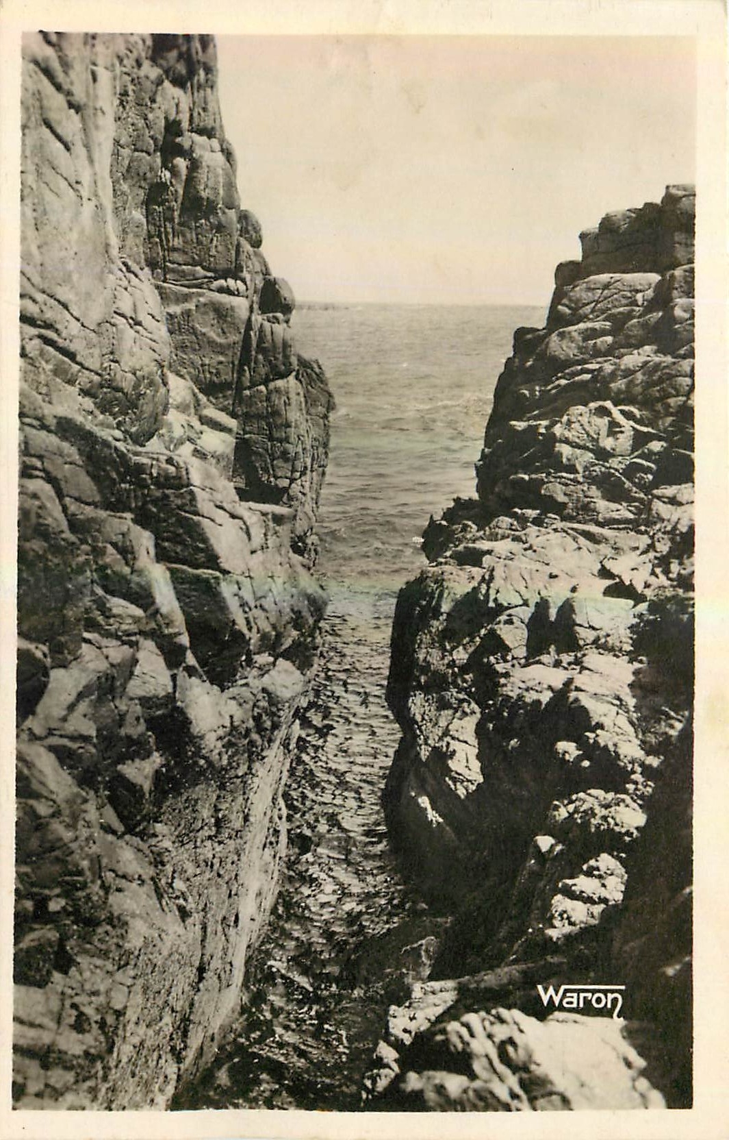 CPA Ile de Brehat Le Gouffre du Paon 