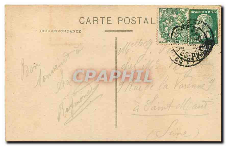 CPA Les Pyrenees Lourdes Le calvaire Breton et la Basilique  — Verso