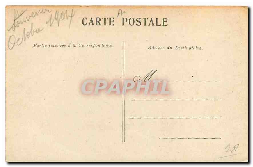 CPA Versailles Le Bassin de Neptune  — Verso