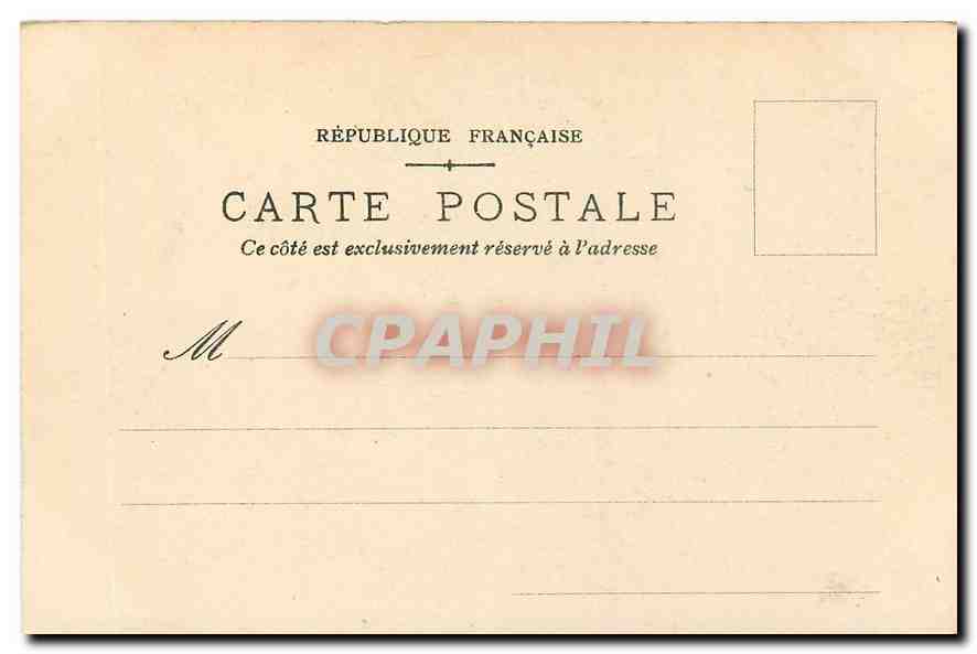 CPA St Etienne du Mont Jube Paris — Verso