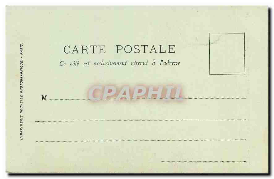CPA Paris Eglise Saint Etienne du Mont La Chaire  — Rückseite