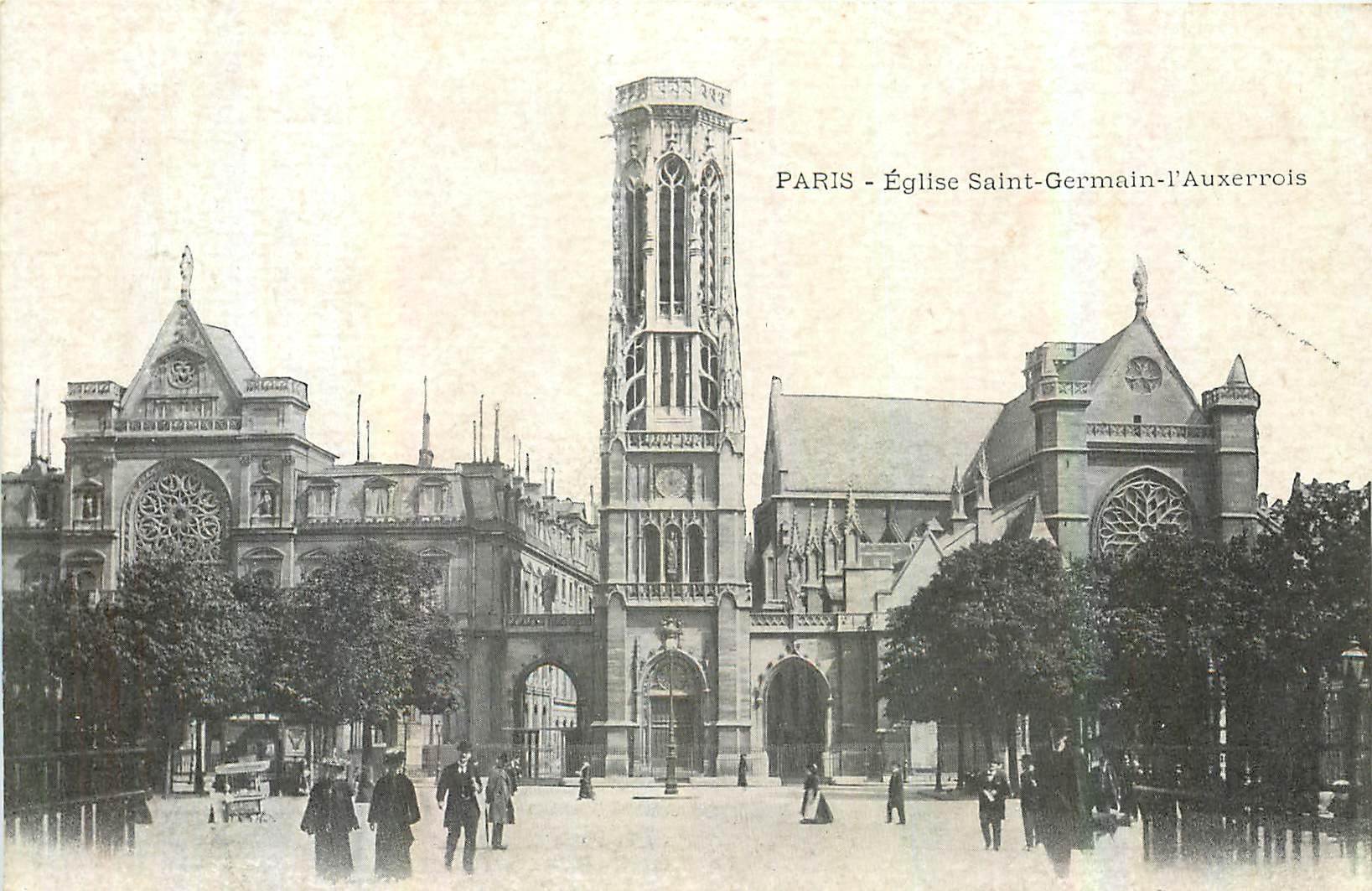 CPA Paris Eglise Saint Germain l'Auxerrois 