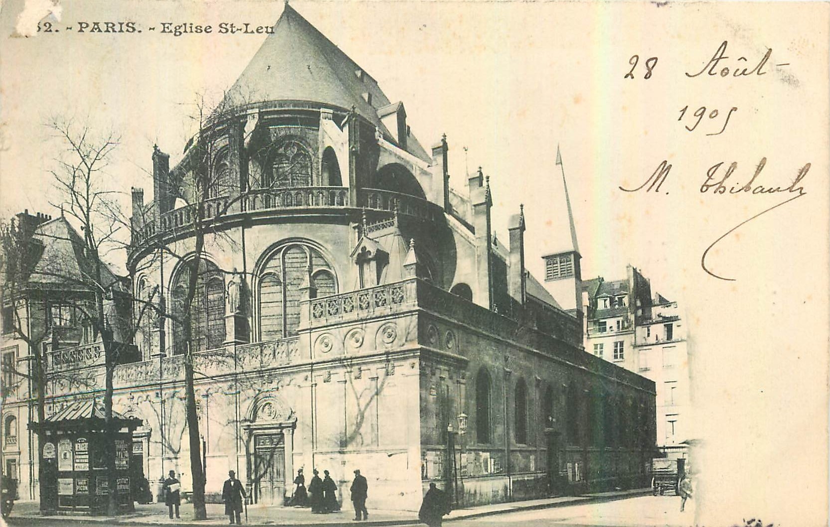 CPA Paris Eglise St Leu 