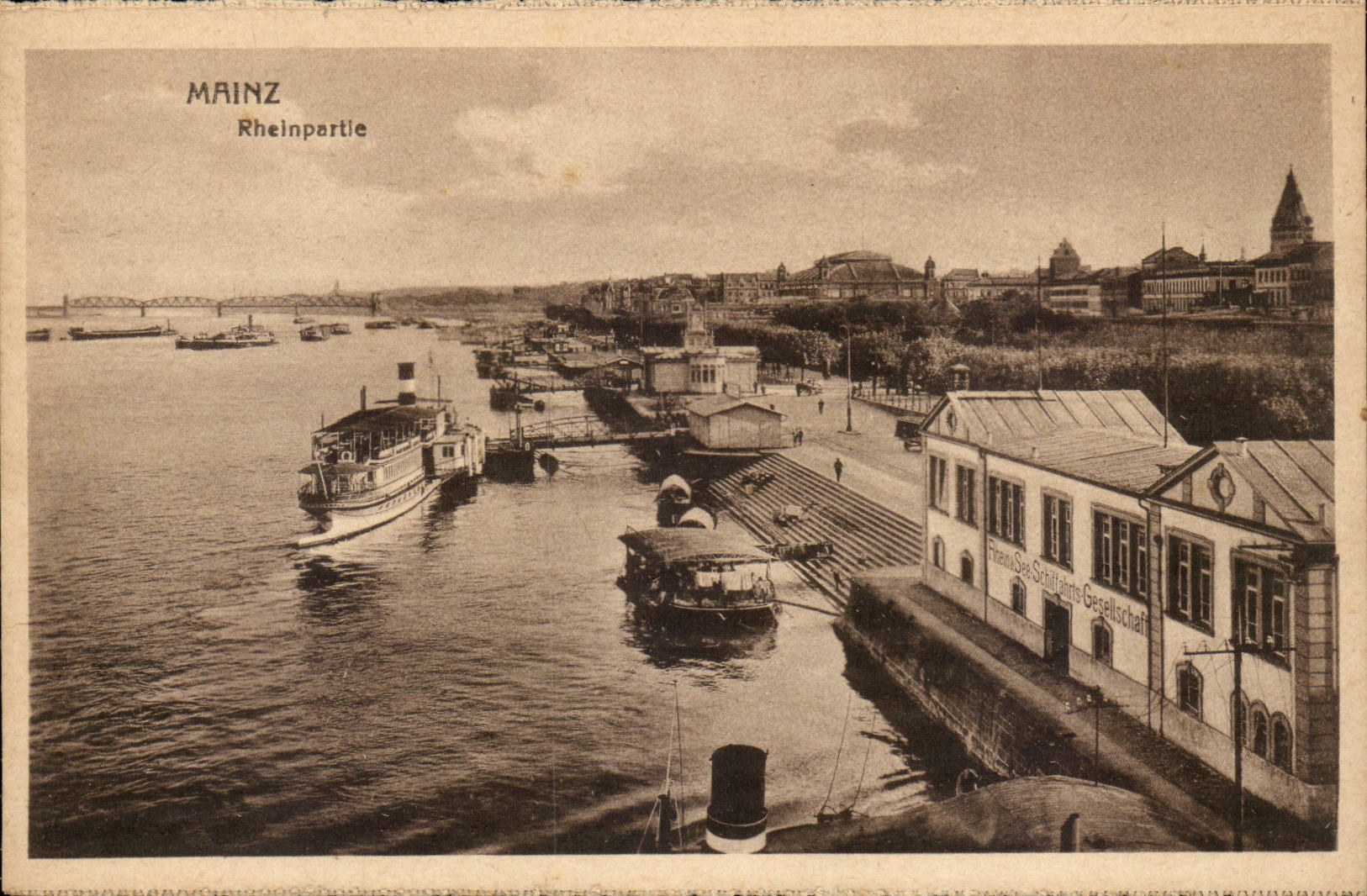 Allemagne Mainz CPA Rheinpartie