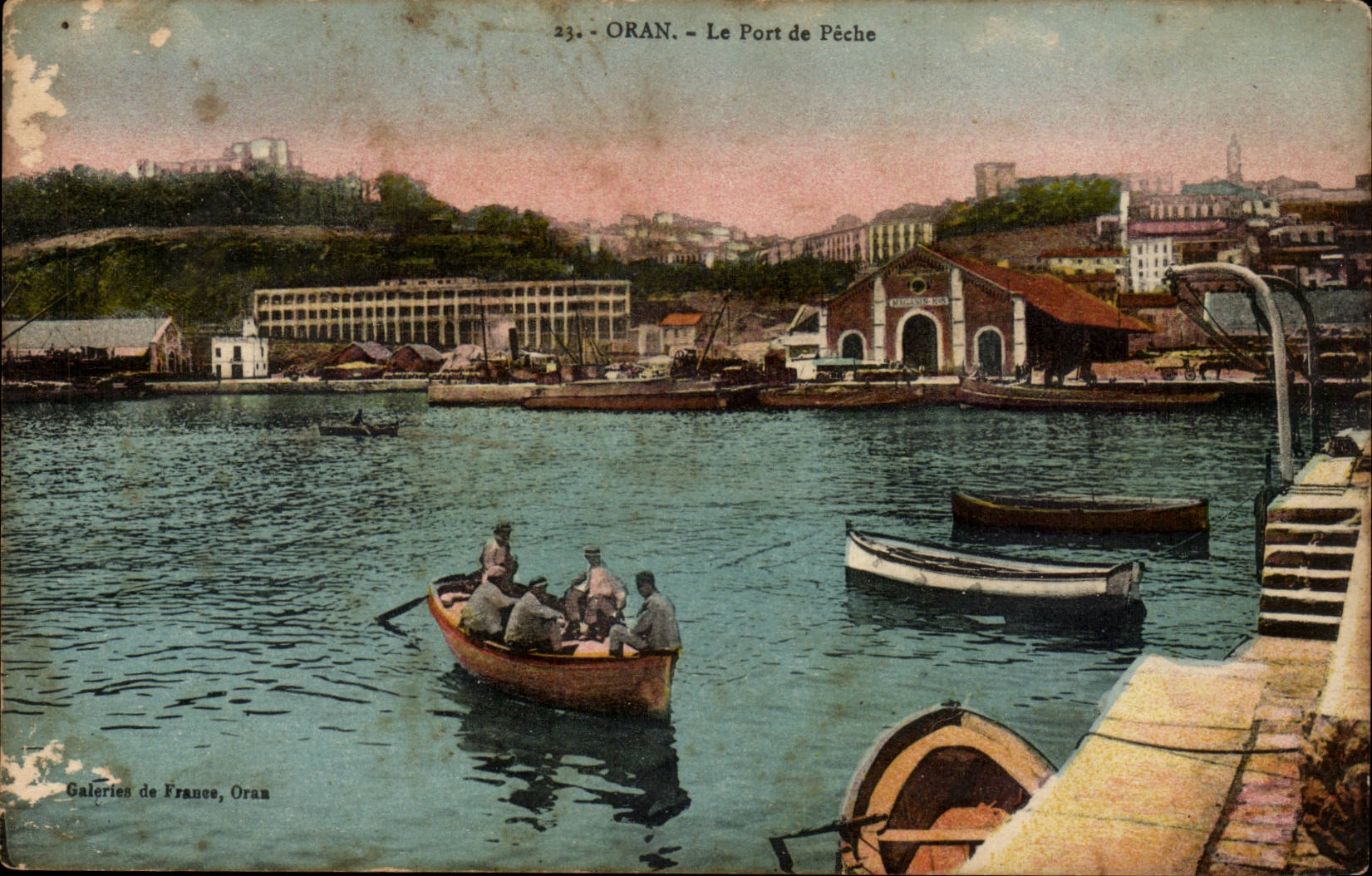 Algerie Algeria Oran CPA Le port de peche