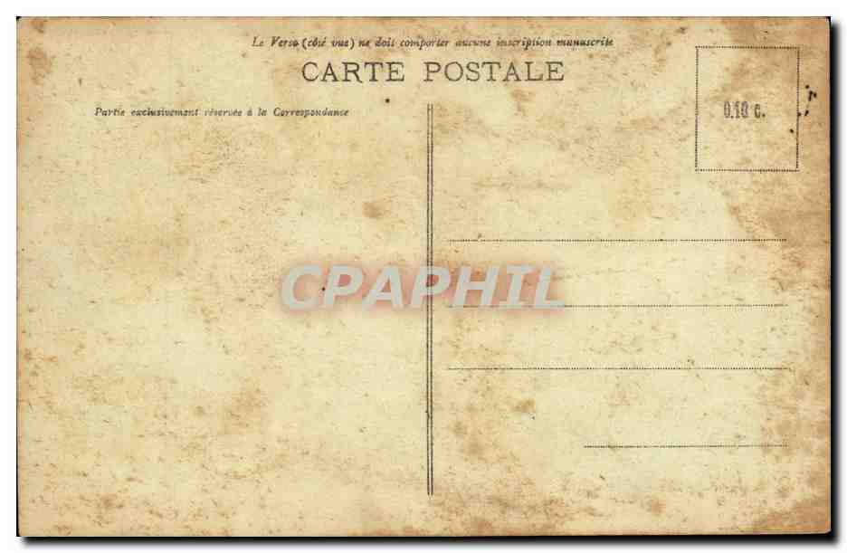 Algerie Algeria Oran CPA Le port de peche — Rückseite
