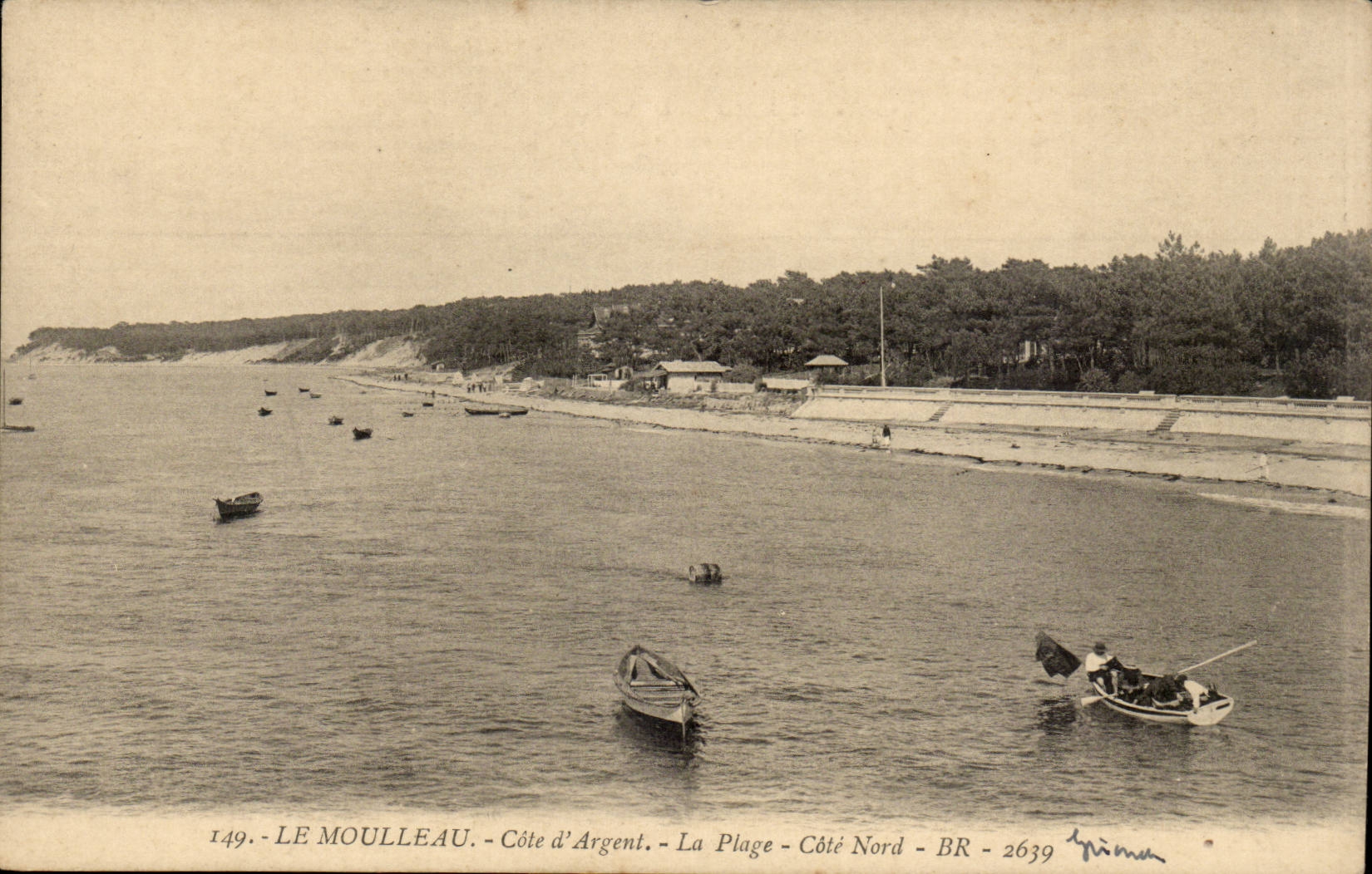 Le Moulleau CPA Cote d'argent La plage Cote Nord