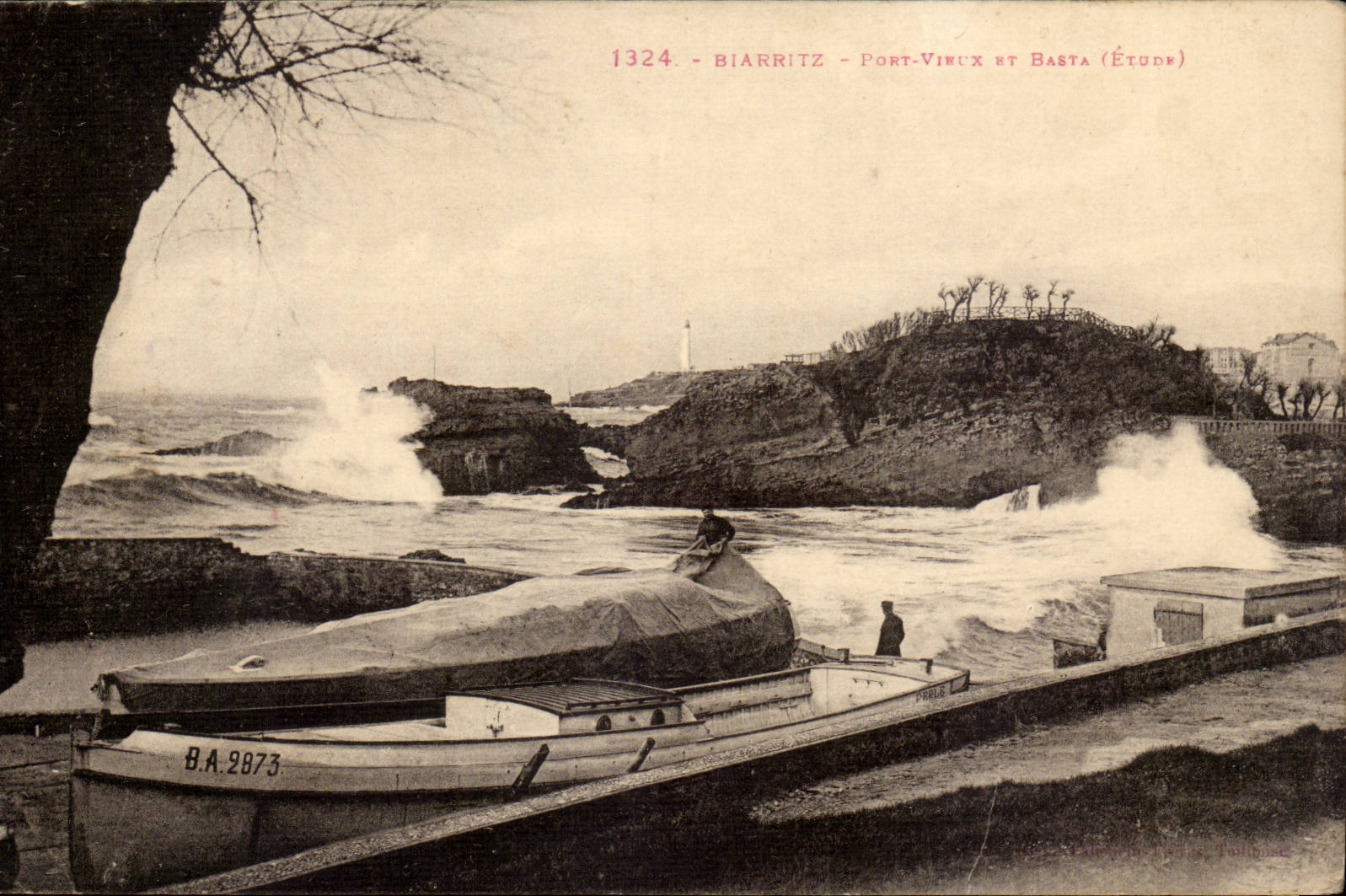 Biarritz CPA Port vieux et Basta (etude)