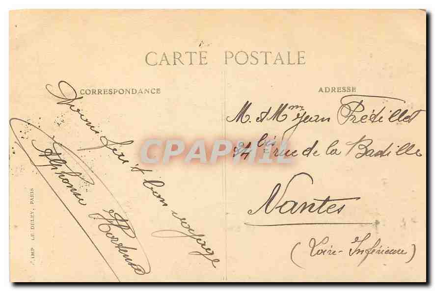 CPA Paris la Trinite Style Renaissance construit de 1863 1867  — Verso