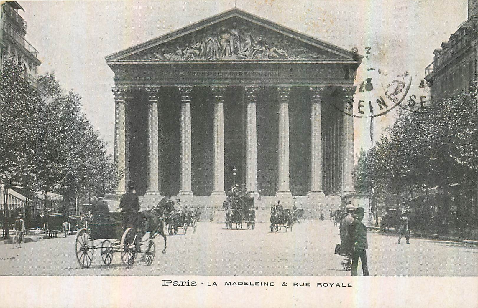 CPA Paris la Madeleine et Rue Royale 