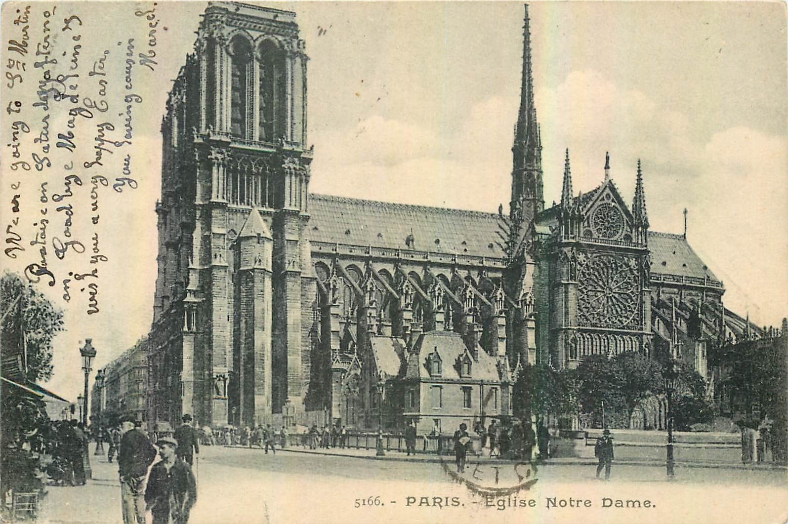 CPA Paris Eglise Notre Dame 