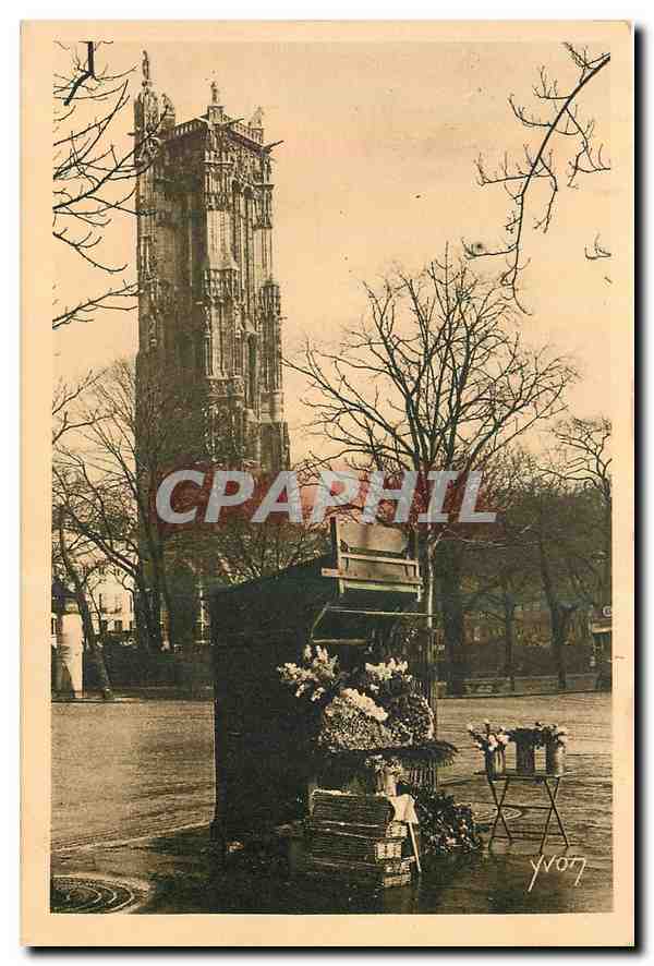 CPA Paris en Flanant la Tour St Jacques 