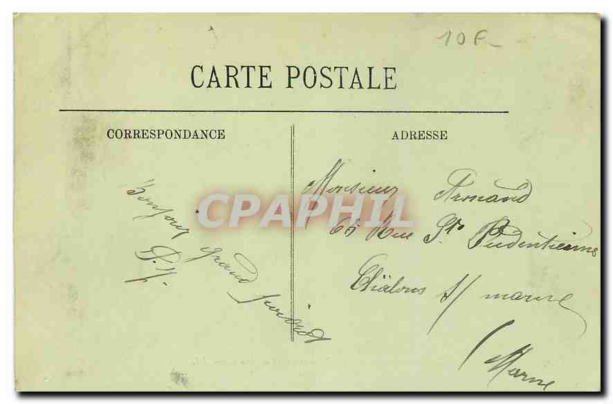 CPA Paris VI le Luxembourg la Fontaine de Carpeaux  — Rückseite