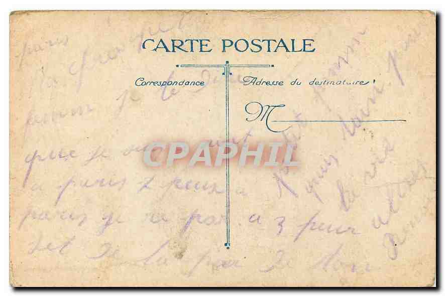 CPA Paris Trocadero  — Verso