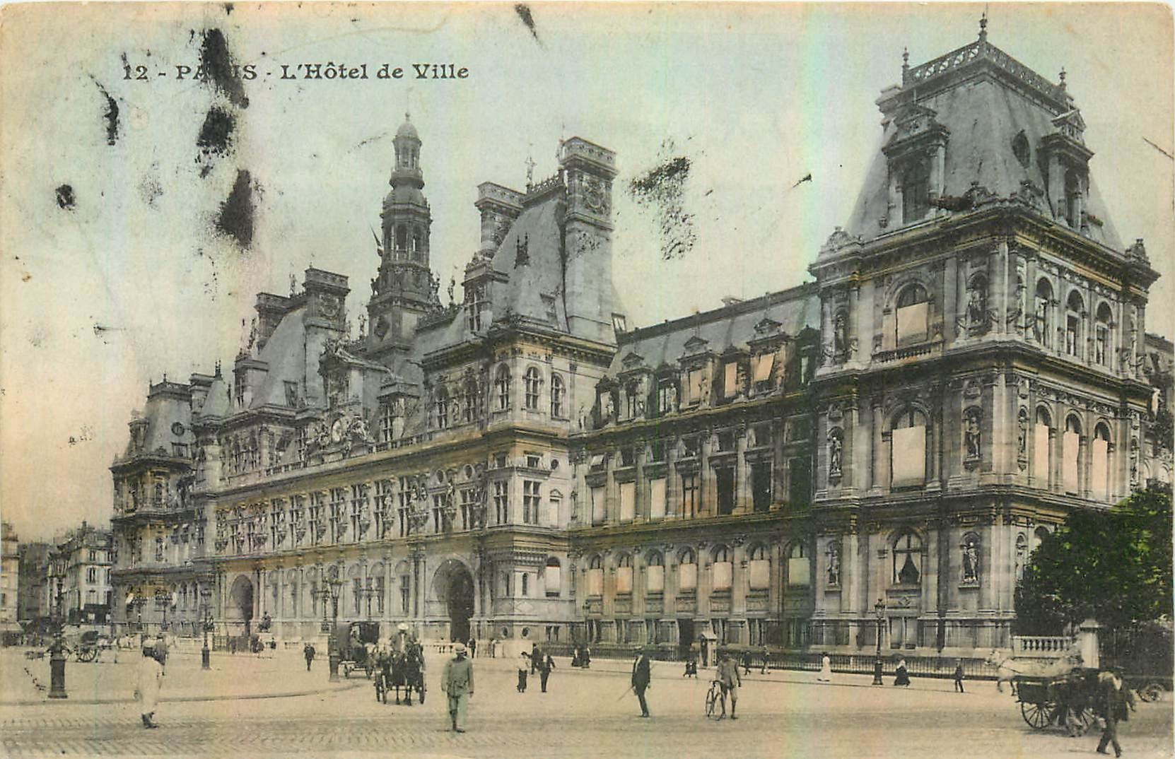 CPA Paris l'Hotel de Ville 