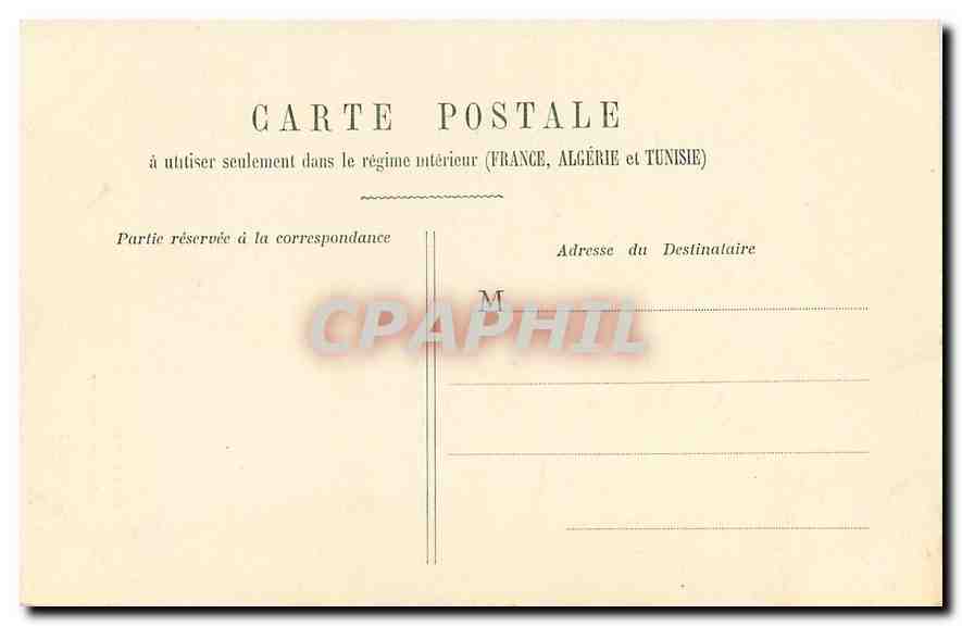 CPA Paris Jardin de Notre Dame de Paris  — Rückseite