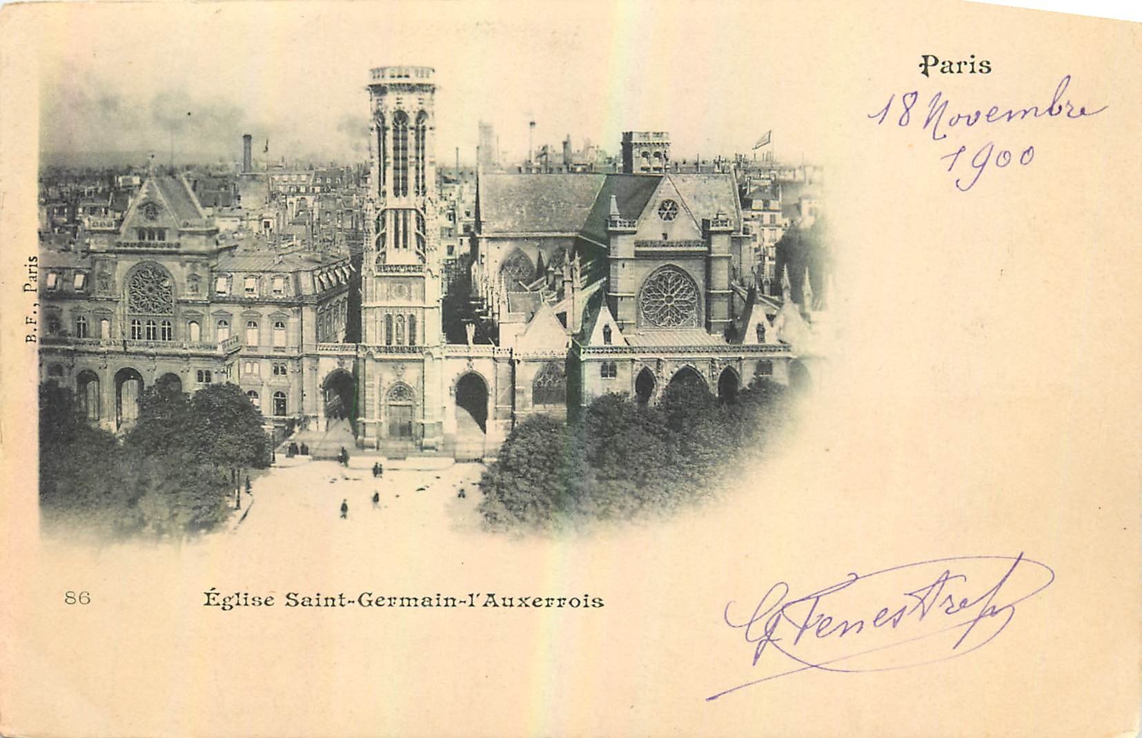 CPA Paris Eglise Saint Germain l'Auxerrois 