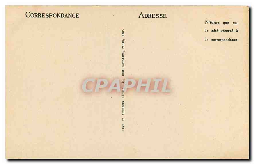 CPA Paris le Pantheon  — Rückseite