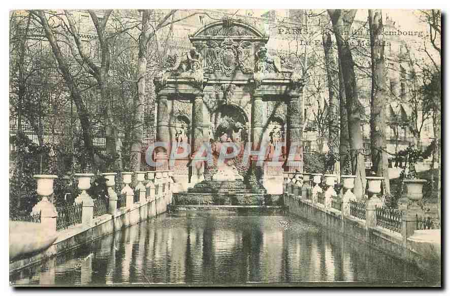 CPA Paris Jardin du Luxembourg le Fontaine Medicis 