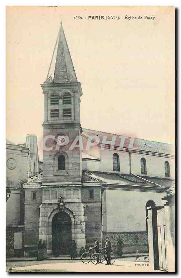 Paris (XVIe) - Église de Passy — F. F. Paris