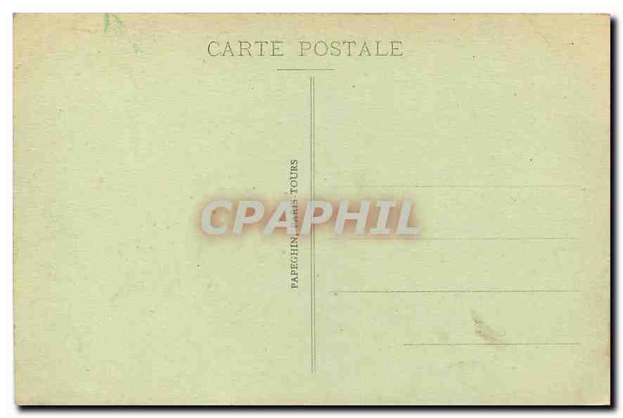 CPA Paris la Place de la Republique et Caserne du Chateau d'Eau  — Rückseite