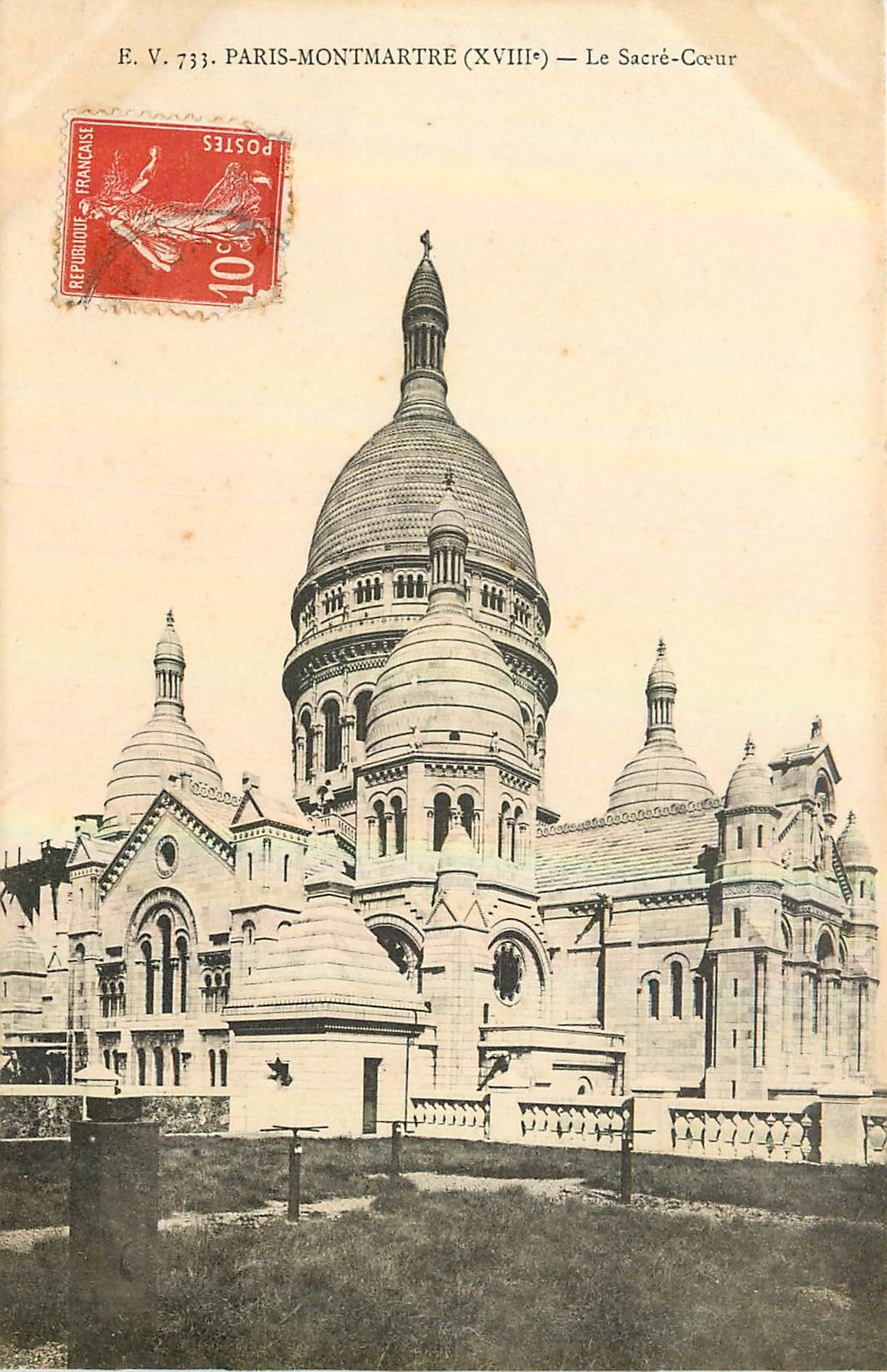 CPA Paris Montmartre XVIII le Sacre Coeur 